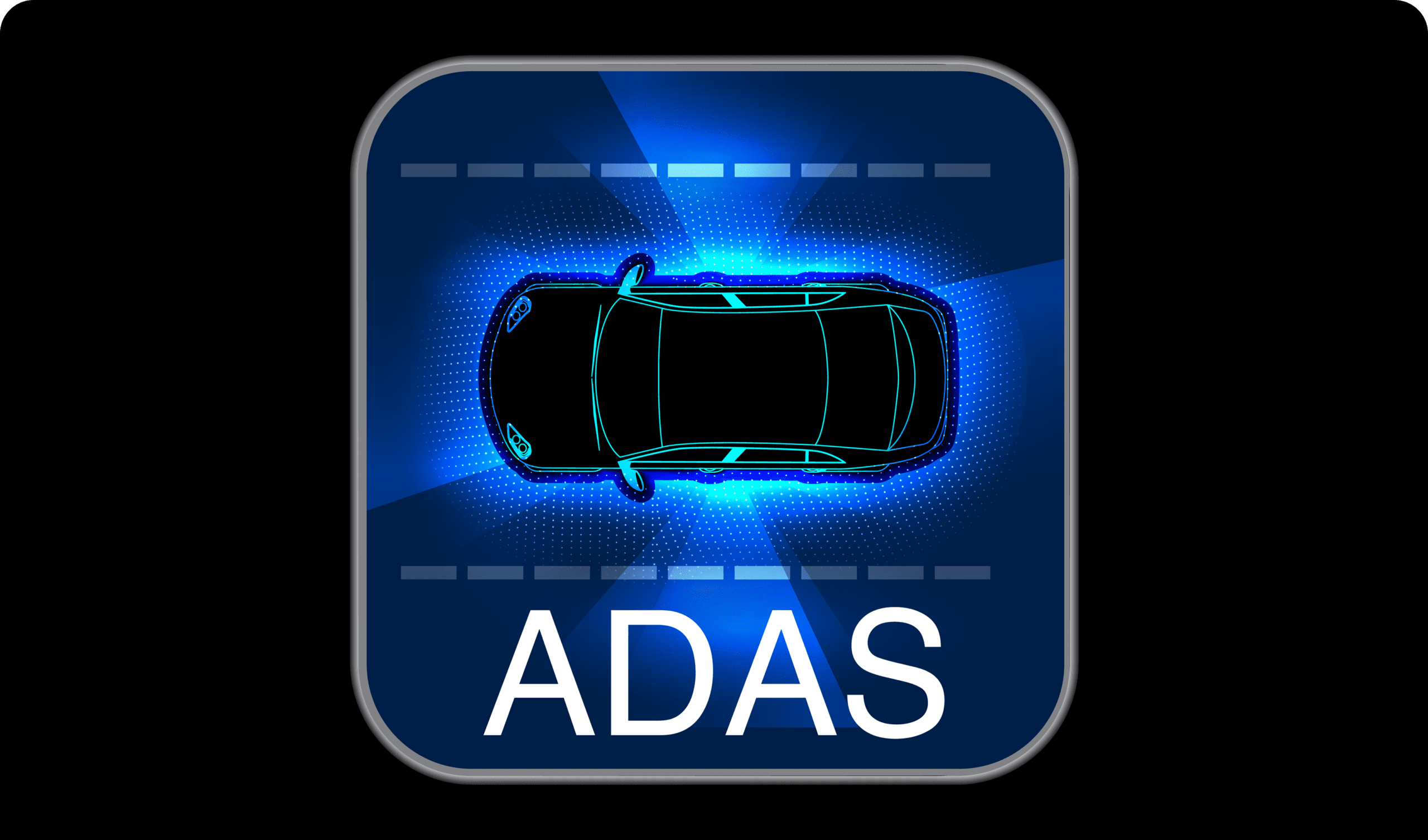 ADAS car system illustration