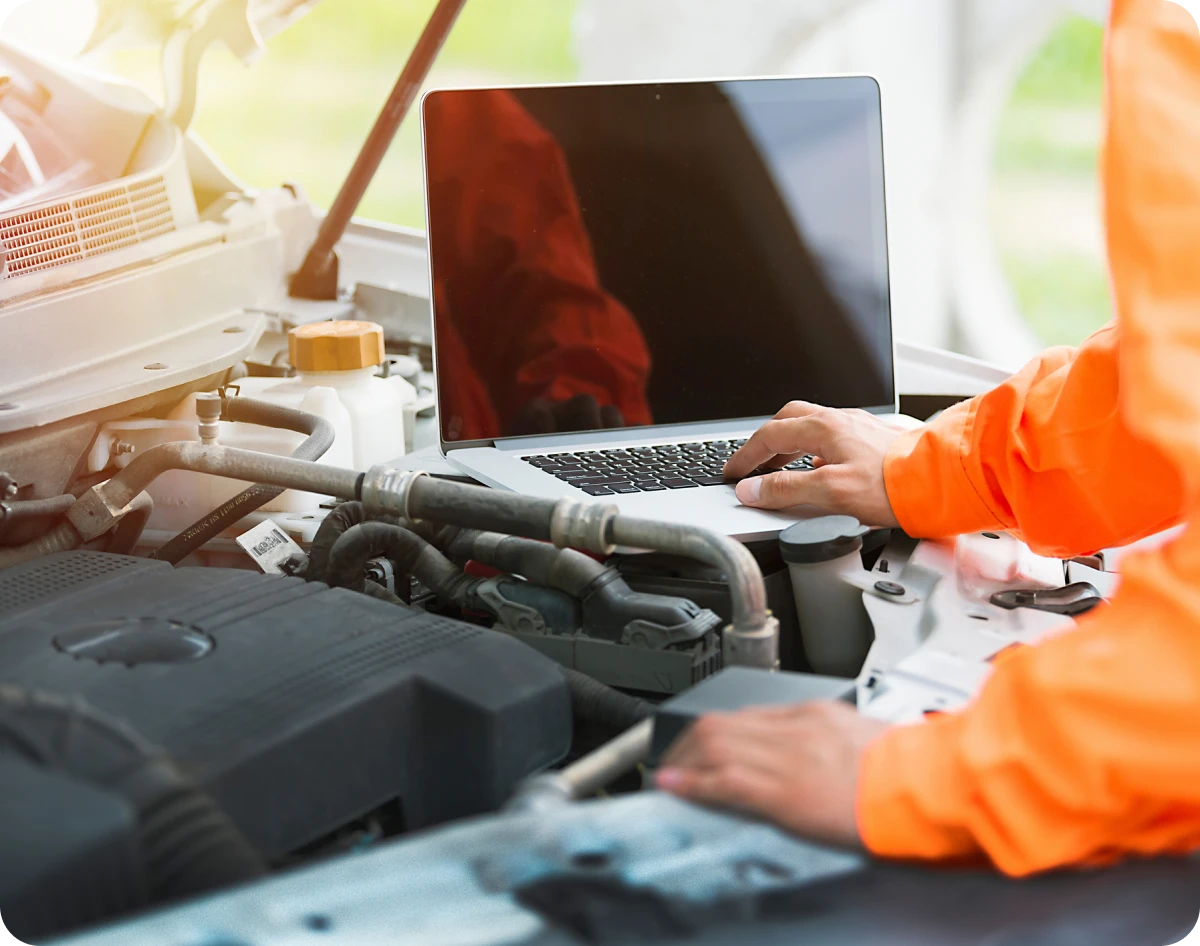 Auto repair with technology assistance